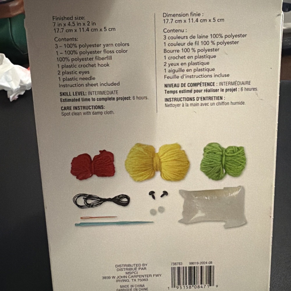 Loops And Threads Crochet Kit - Tia Taco- New In Box! - Picture 3 of 3
